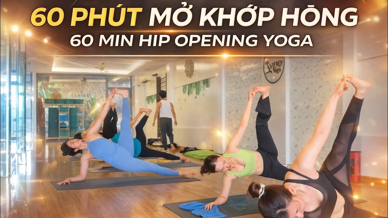 YOGA 60 PHÚT MỞ KHỚP HÔNG CỰC SÂU60 MIN DEEP HIP OPENING YOGA