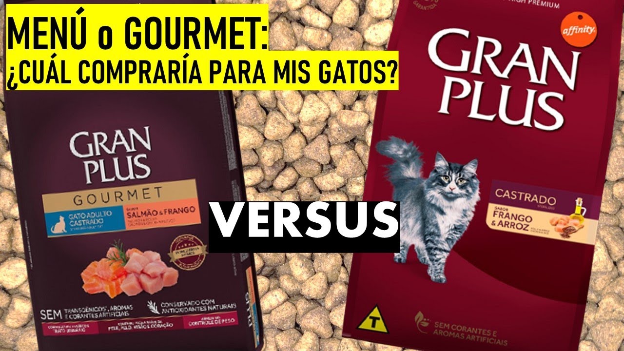 ¿Cuál COMPRARÍA para mis GATOS: Gran Plus GOURMET versus Gran Plus MENÚ?