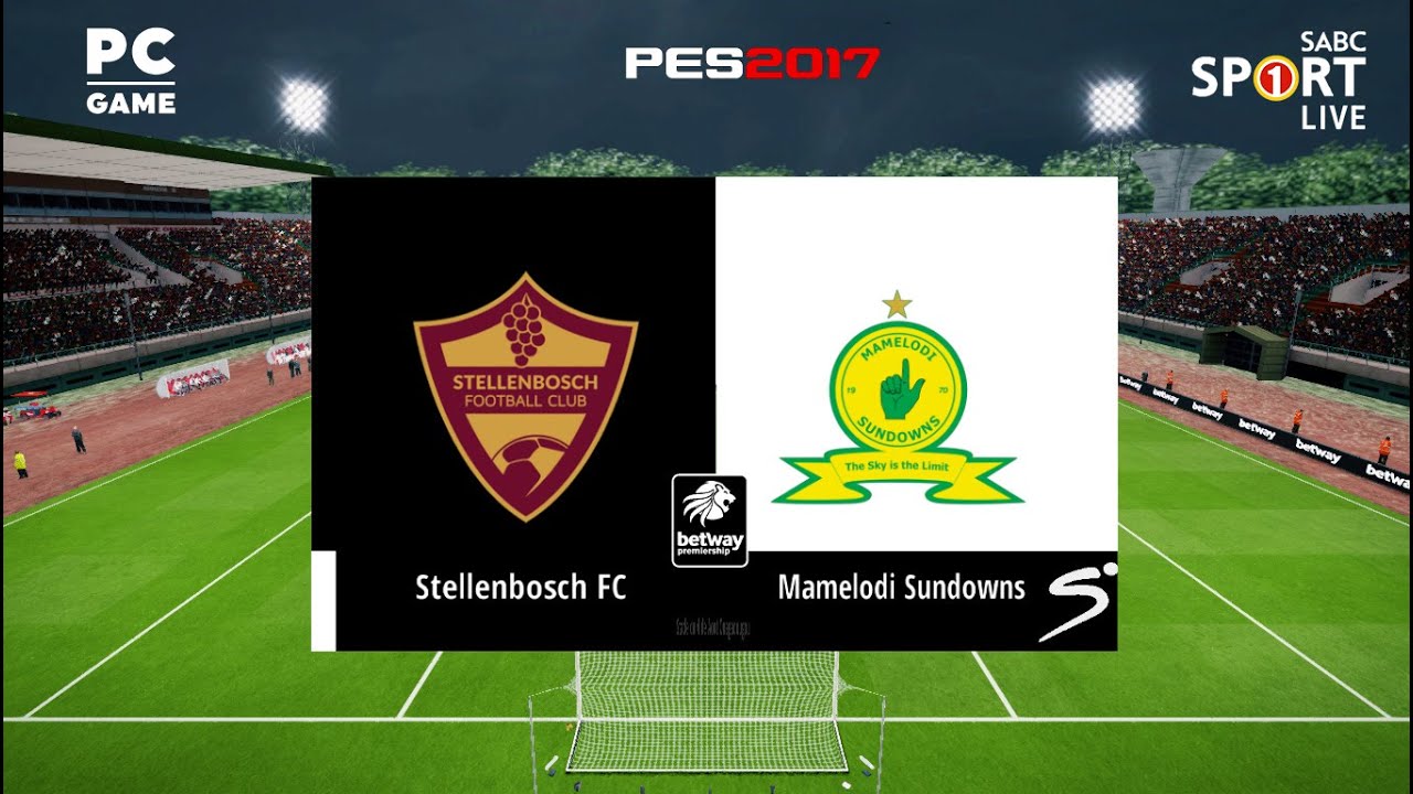 Stellenbosch FC vs Mamelodi Sundowns | Pes 2017 PC Game| Betway Premiership Patch 2025/26 Season
