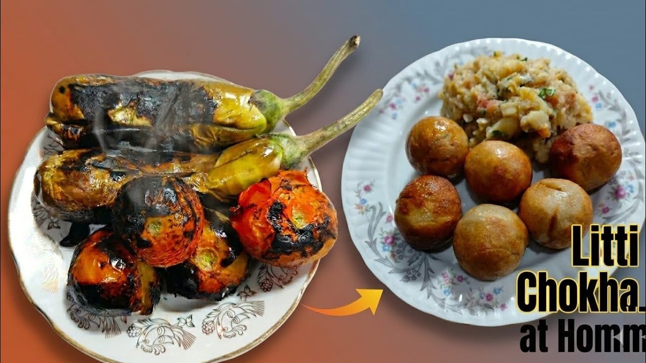 Bihari style damdaar litti chokha aur sattu paratha ! Bas muh me paani aa jai 😋🔥