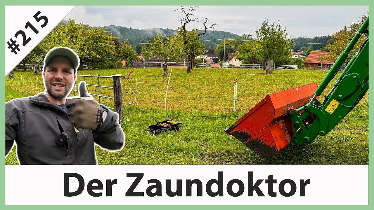 Festzaun mit Schwader zerstört - Neuer Anbau