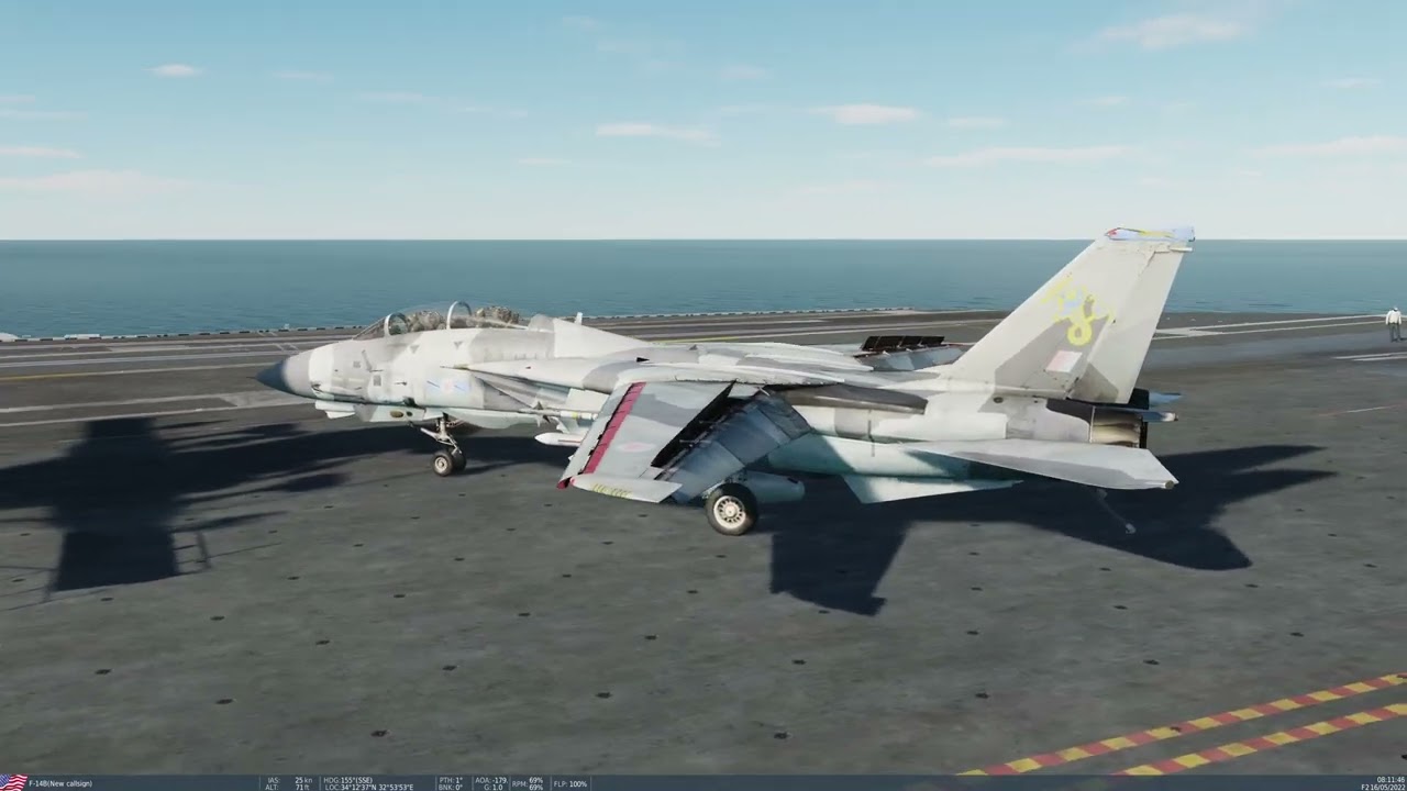 DCS F-14B Tutorial 1 - Pilot Startup