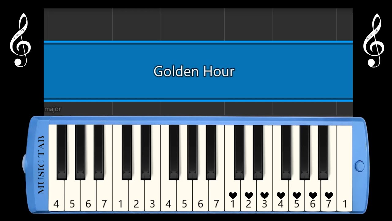 Golden Hour Melodica Pianika Tabs