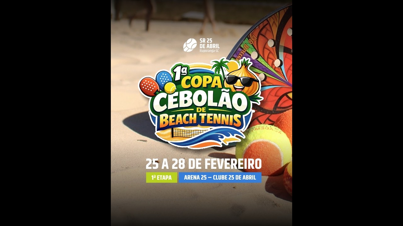 Quadra 01 - 1ª Copa CEBOLÃO de Beach Tennis (28/02/26)