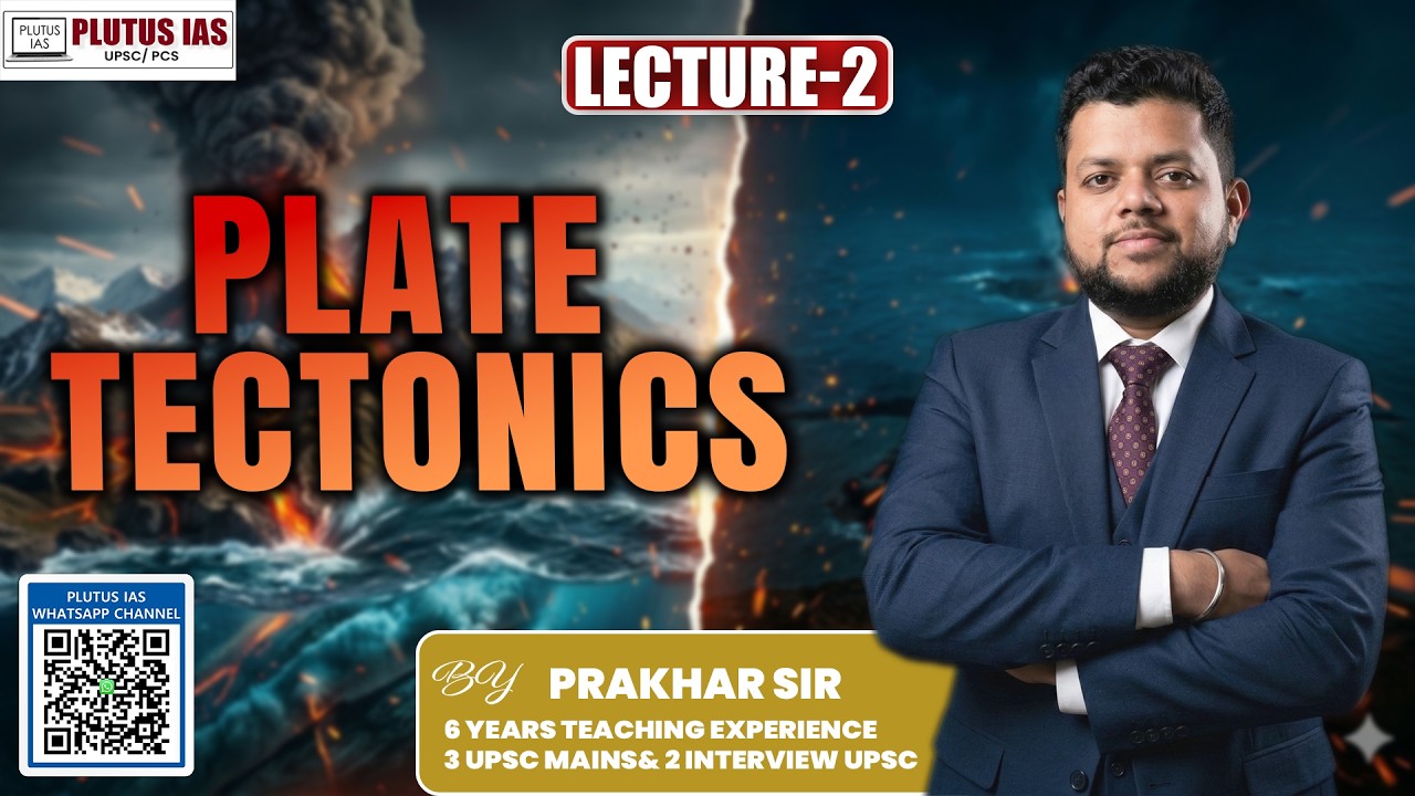 Plate Tectonics L-2 Explained in Easy Terms I Geography By Prakhar Sir I #plutusias#upsc#upscprelims