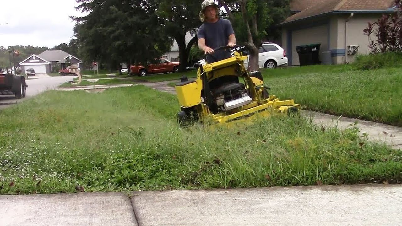 I mowed this OVERGROWN yard for FREE! (Vlog 47)
