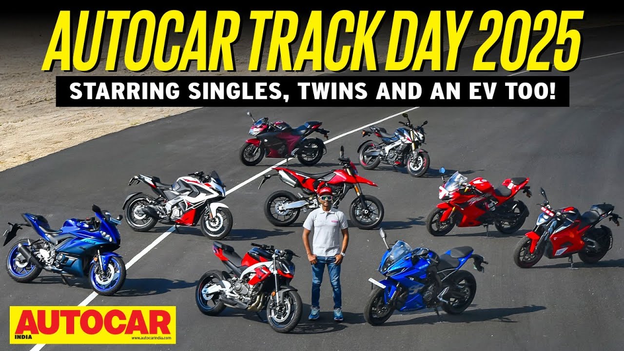 Autocar Track Day 2025 - Rajini Krishnan scorches CoASTT with 9 hot bikes | Autocar India