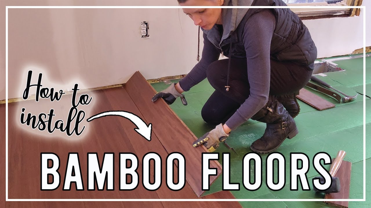 INSTALLING NEW BAMBOO FLOORS (EP 8): Hospitalized after installing them!