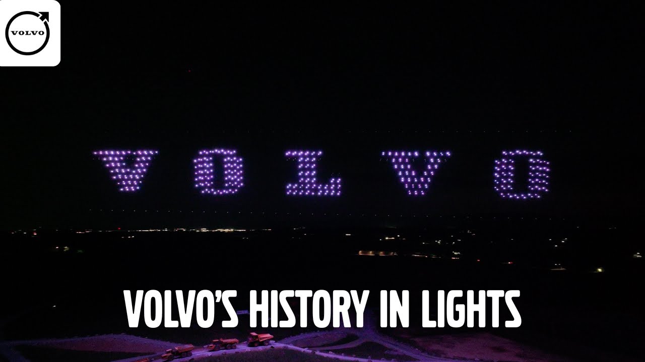 Watch 500 Drones Tell the Story of Volvo CE at Volvo Days 2024