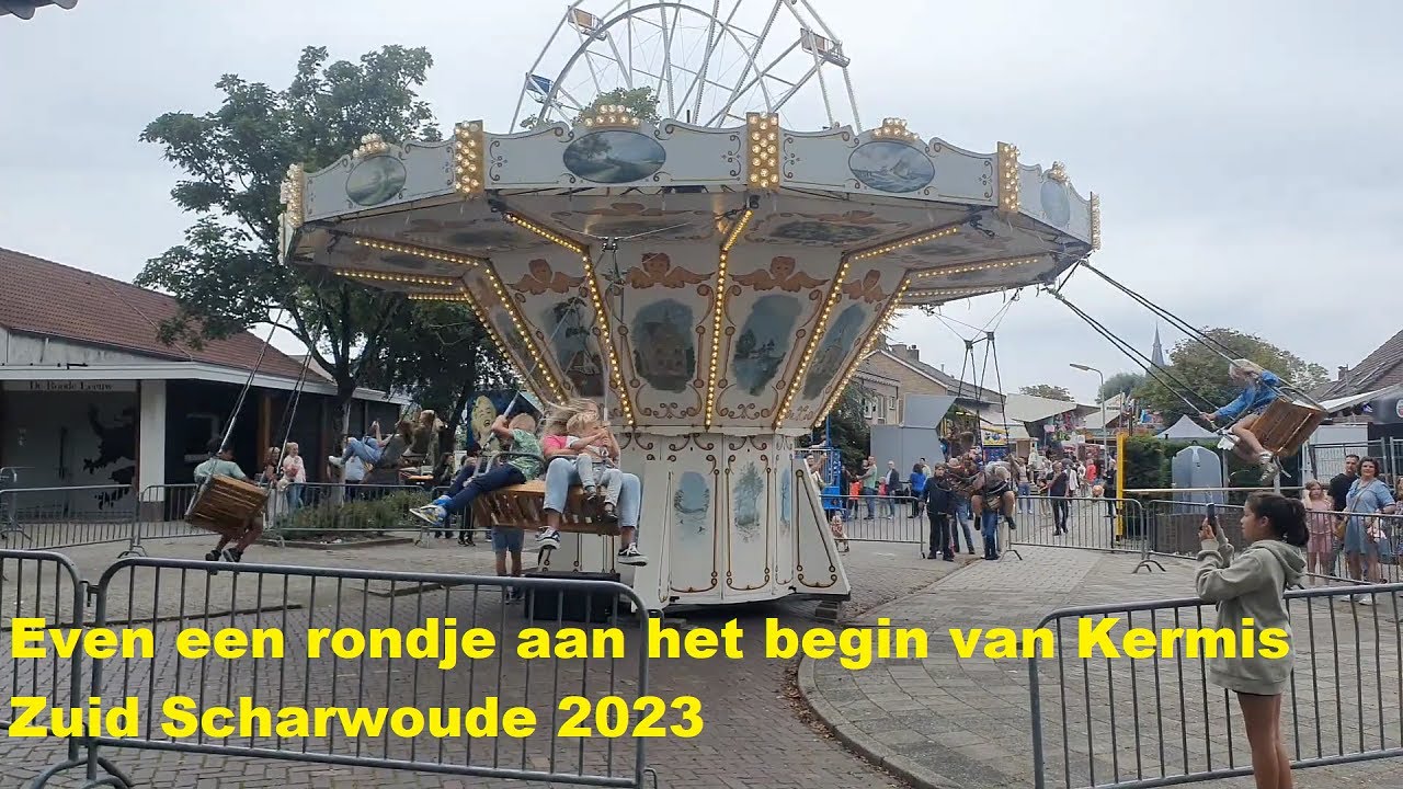 Even een rondje aan het begin van Kermis Zuid Scharwoude 2023