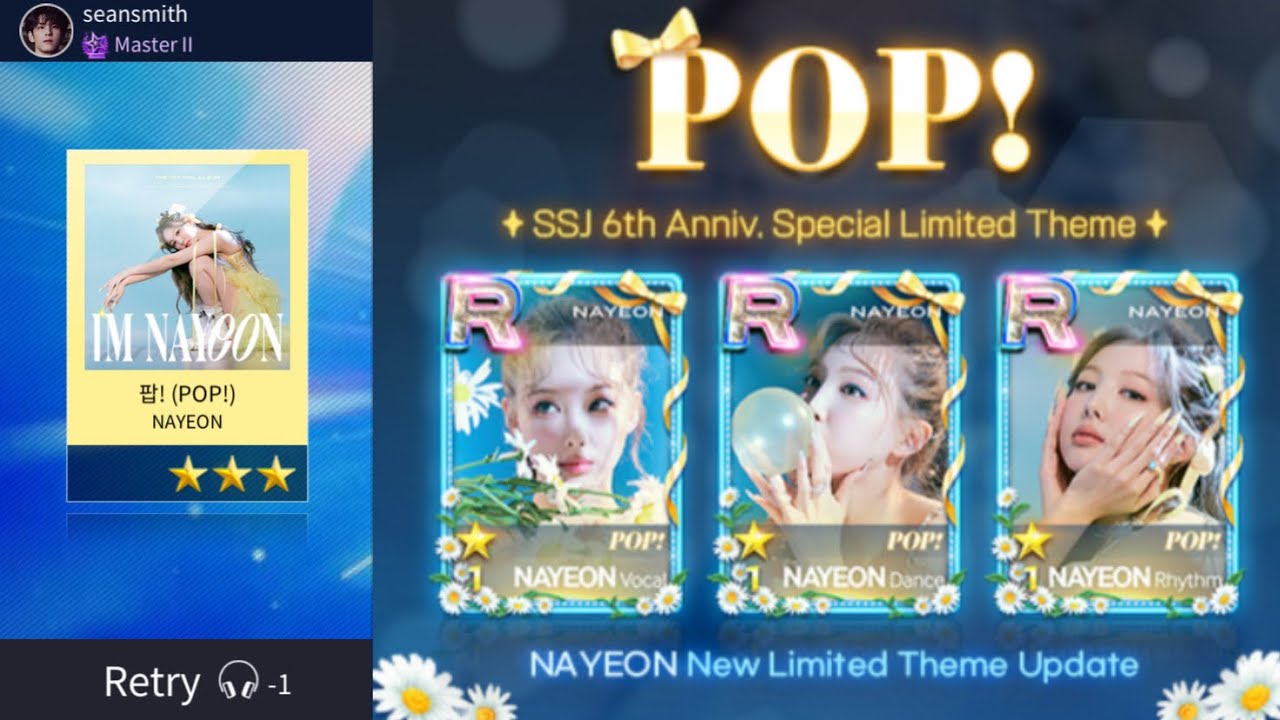 SUPERSTAR JYP NATION | NAYEON - POP! 3 stars ⭐️⭐️⭐️ [hard mode]