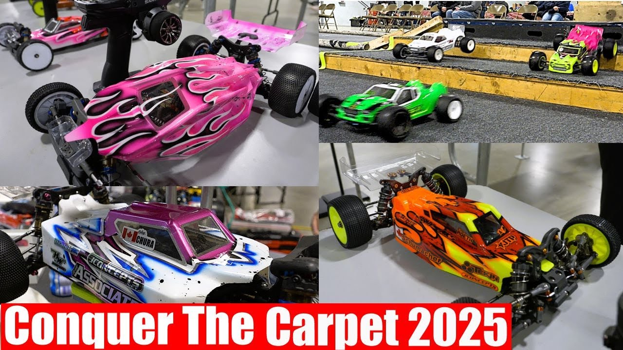Conquer The Carpet 2025 RC Race - Shots From Qualifiers #rccar #rcracing #rcbuggy #OutlawRC