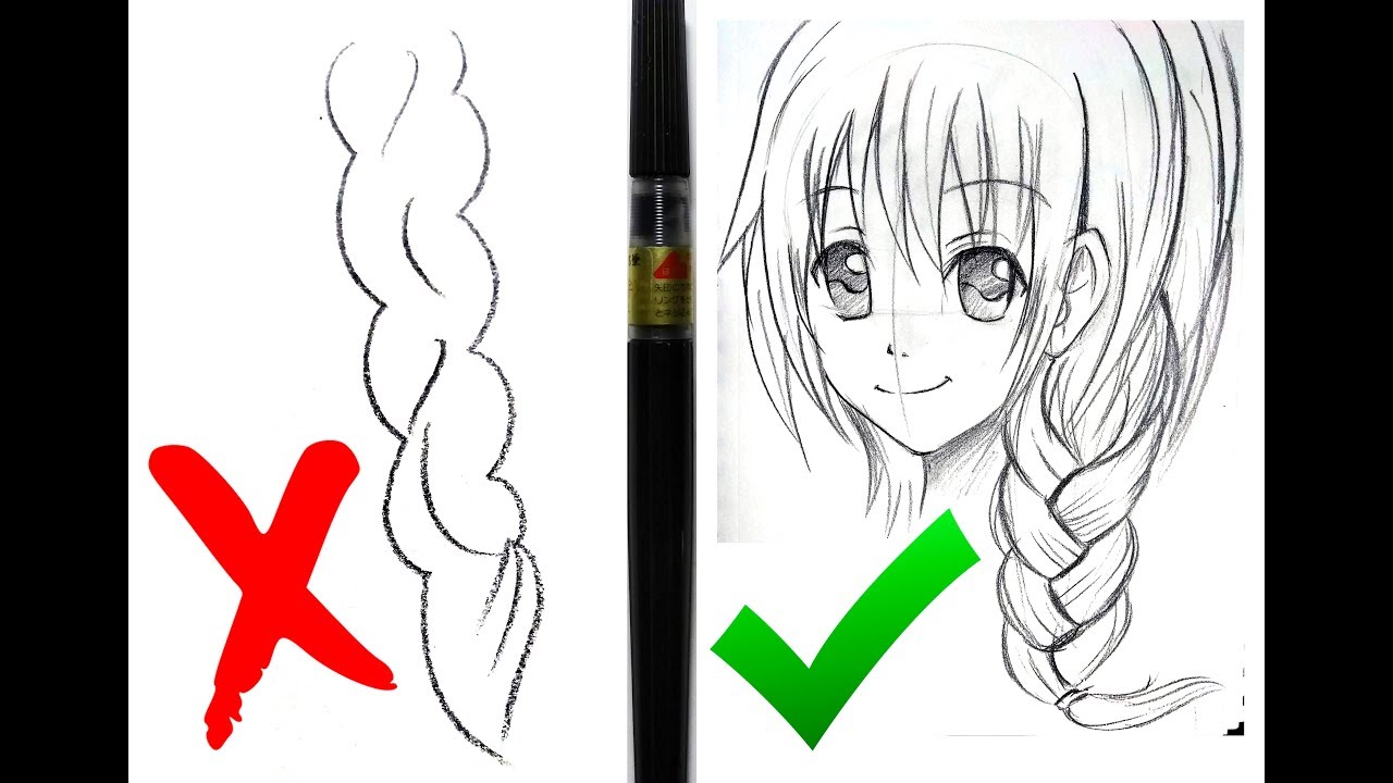 Que hacer y no hacer al dibujar cabellos / Trenzas