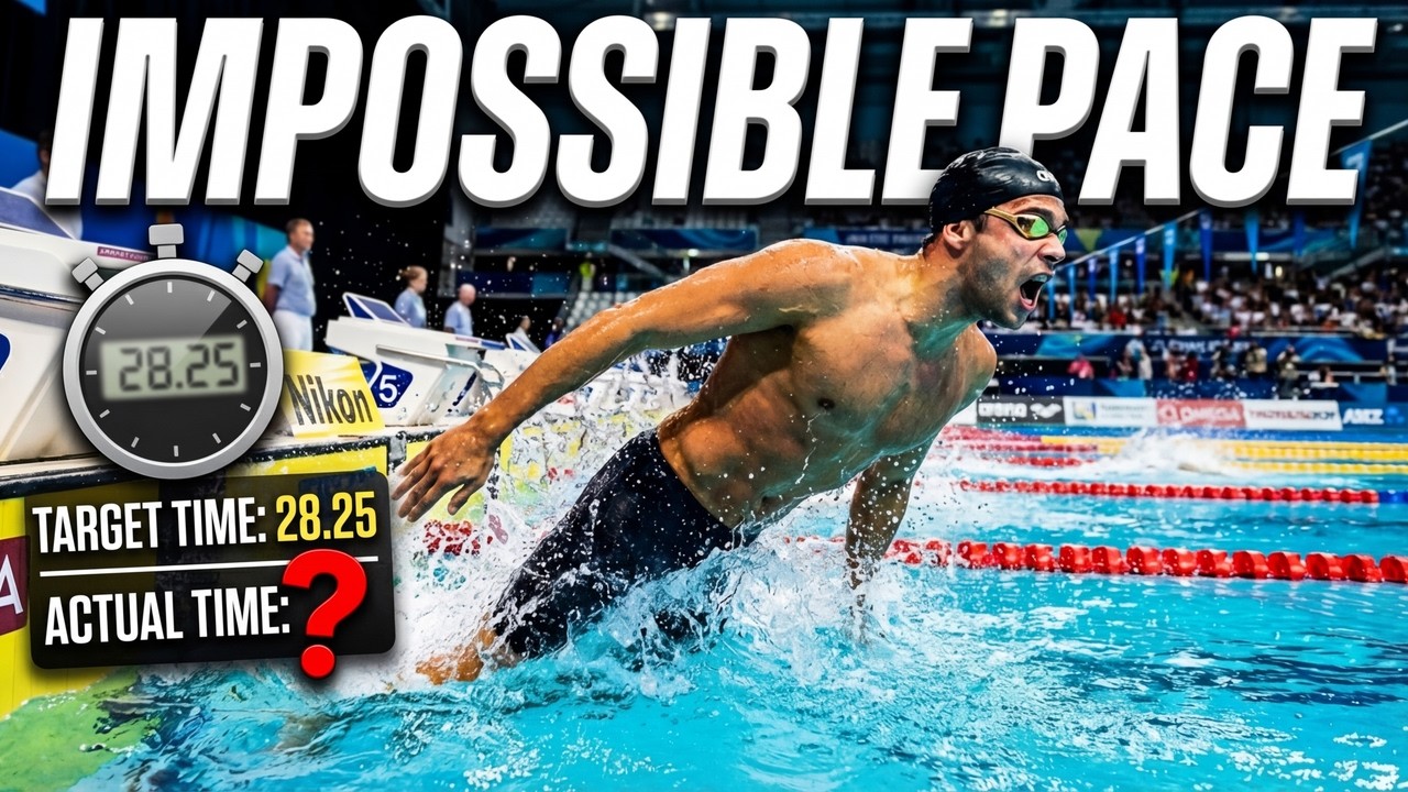 I GIVE CHAD LE CLOS A GET OUT SWIM!!!