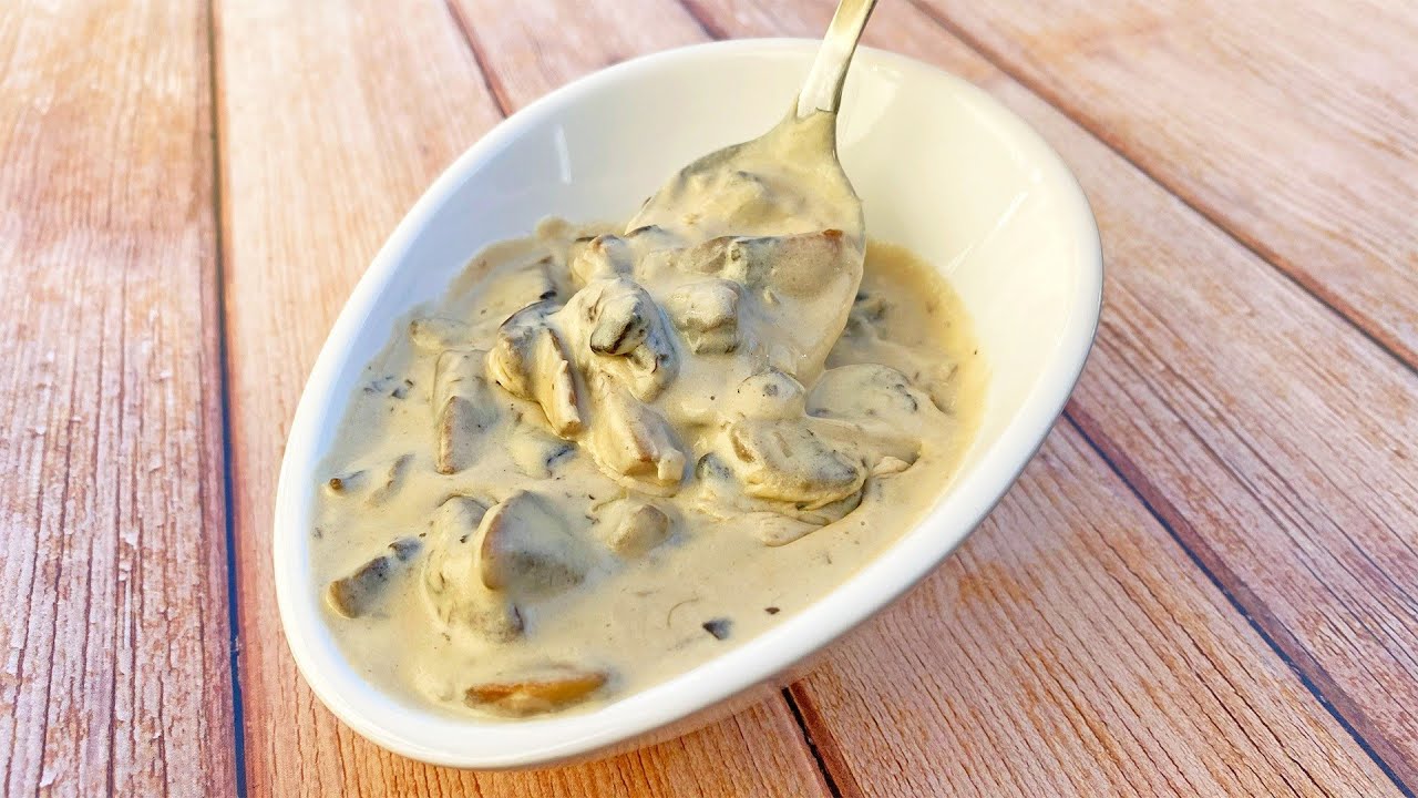 Sauce aux champignons de Paris