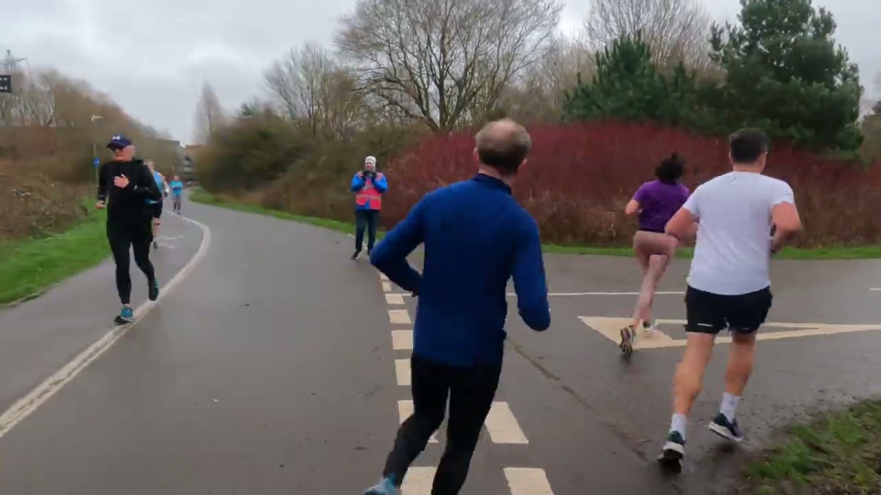 My first 5k Park run Ashford 30/12/23 Time 52:01