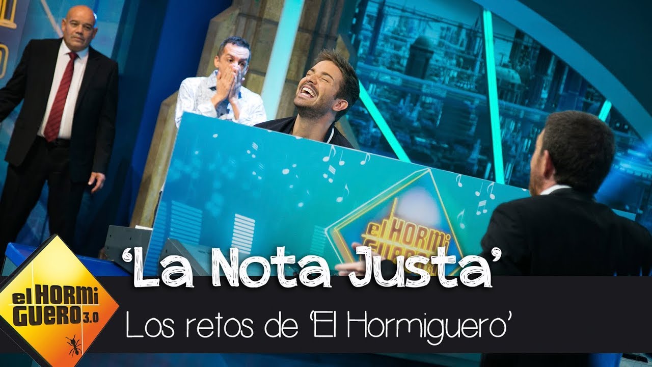 Pablo Alborán y Pablo Motos se 'pican' en 'La Nota Justa' - El Hormiguero 3.0