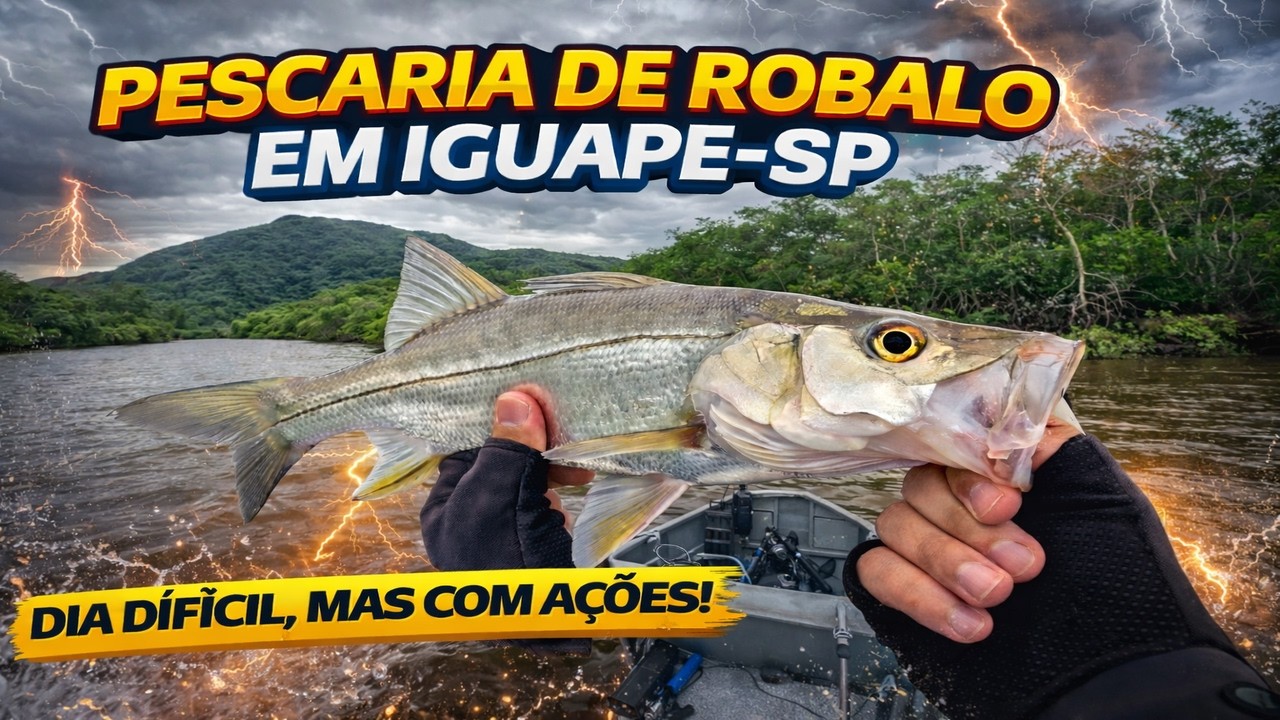 PESCAIA DE ROBALO EM IGUAPE COM ISCA ARTIFICIAL #fishing #pesca #pescaria