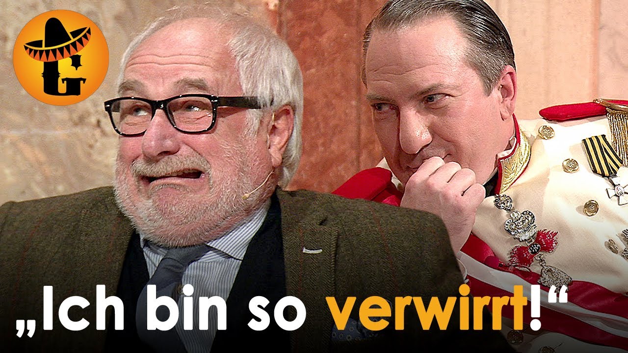 Michael Schottenberg blödelt sich durch kaiserliche Audienz: 
