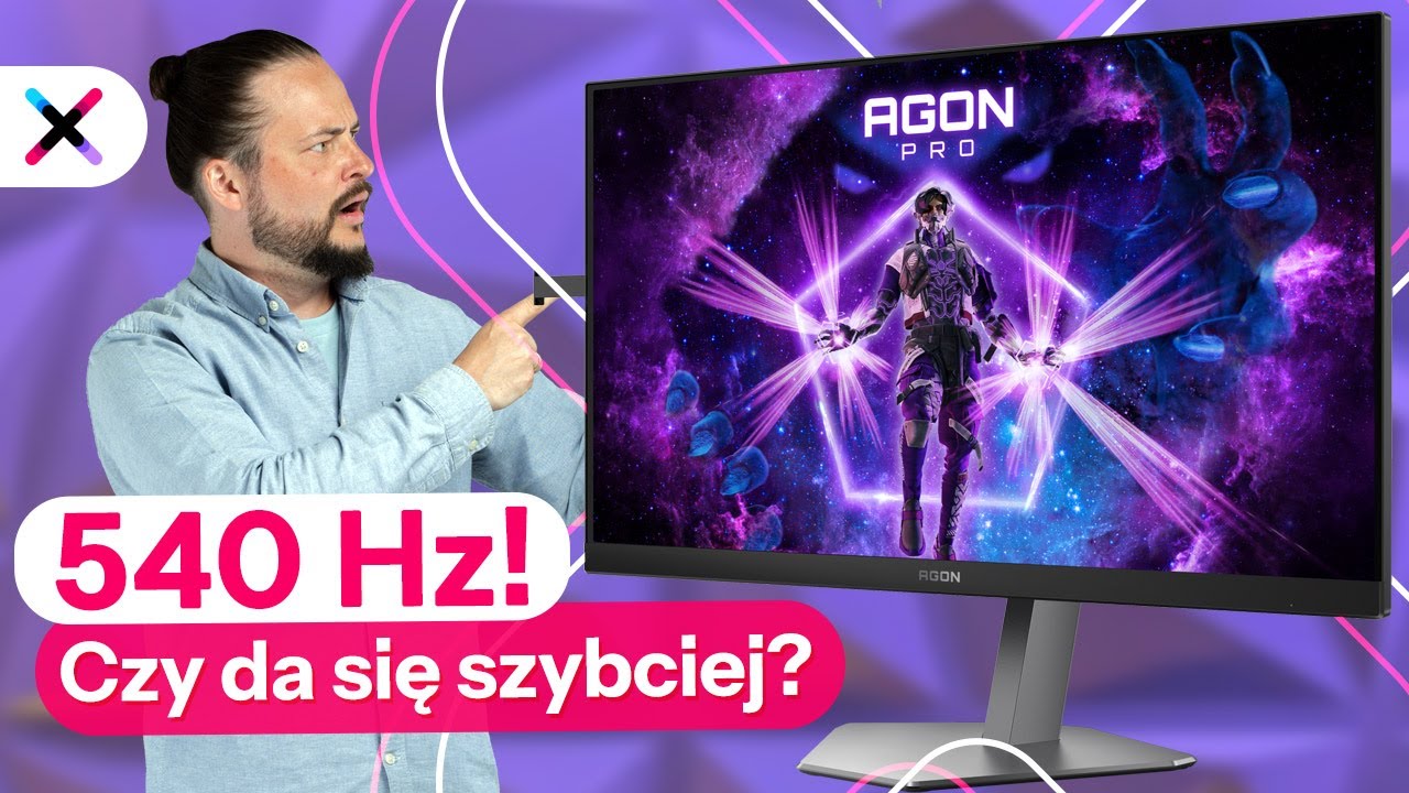 MONITOR DO EKSTREMALNEGO GRANIA? ⚡ Recenzja AOC AGON PRO AG246FK 🏎️💨