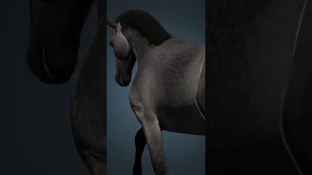 Did you know that horses will gradually grey out in Astride?