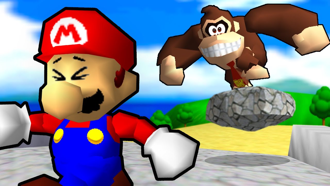 Mario Speedrunner Vs DK BANANZA Hunters