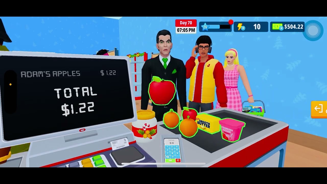 part 1 of super market simulater😎😎