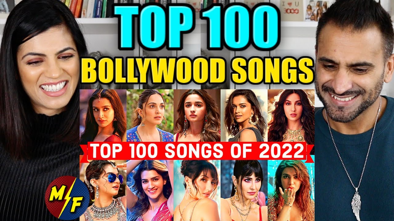 TOP 100 BOLLYWOOD SONGS OF 2022 (Year End Chart 2022) | Popular Bollywood/Hindi Songs 2022 REACTION!