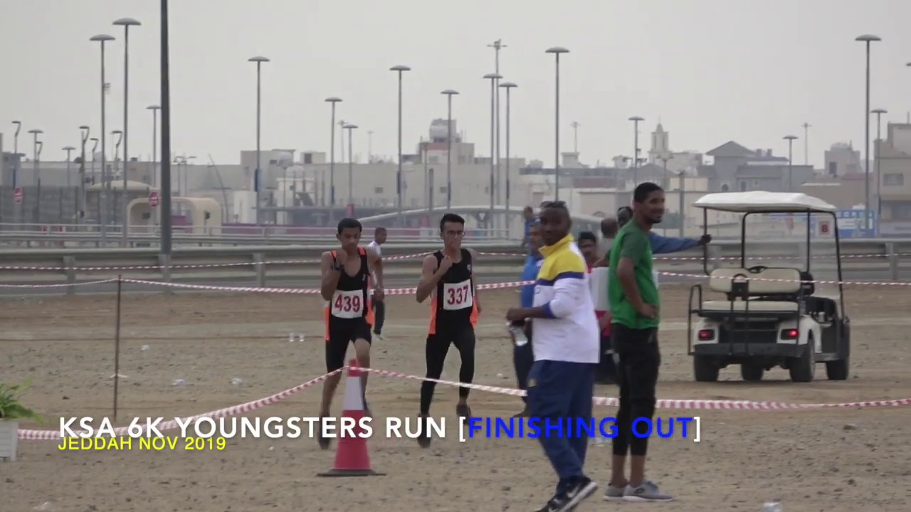 KSA 6km run youngsters Jeddah 2019