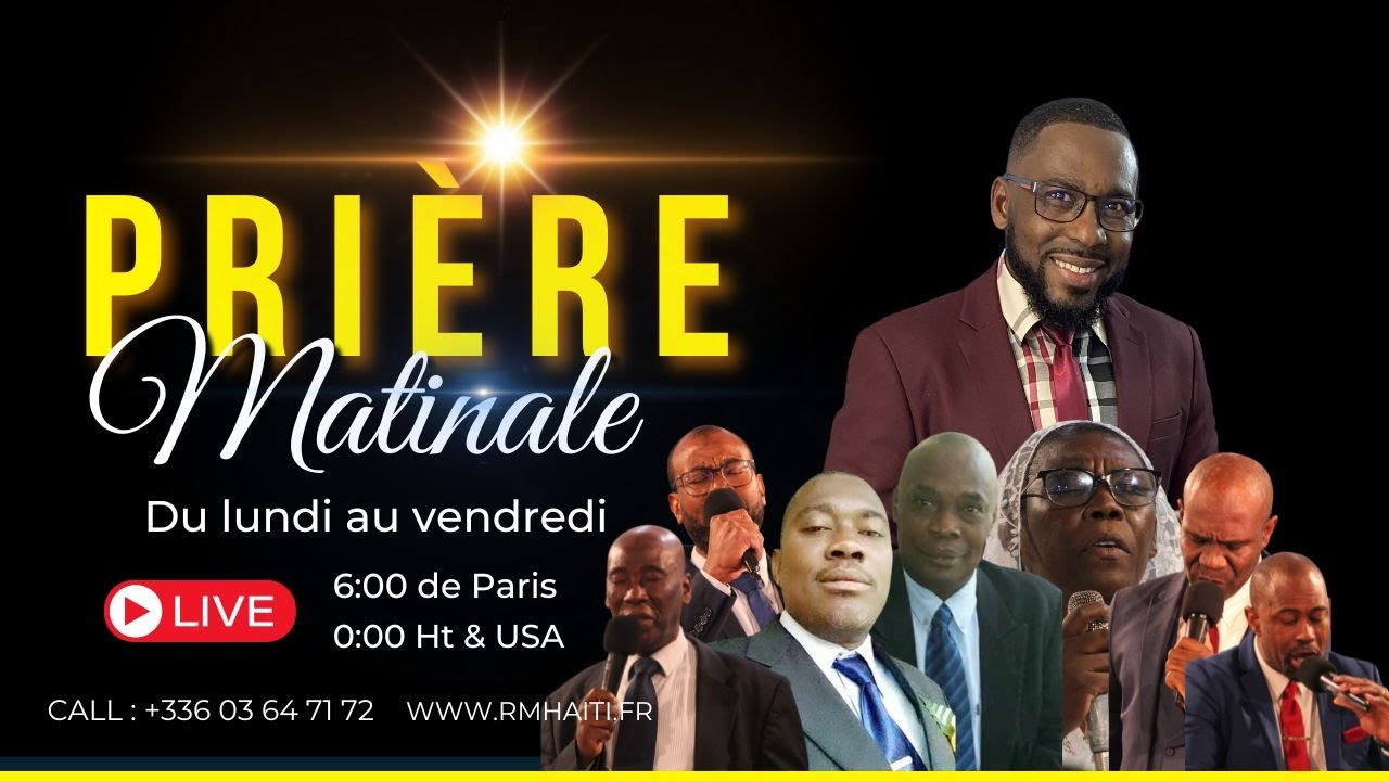 Prière Matinale 22  Janvier 2026  965e édition.