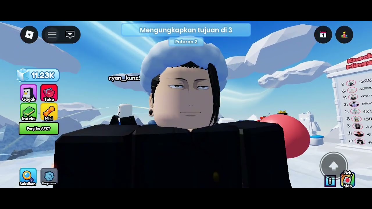 Aku bermain penguin sumo! - knockout (pls don't baca backgroundnya🙏🐧) 