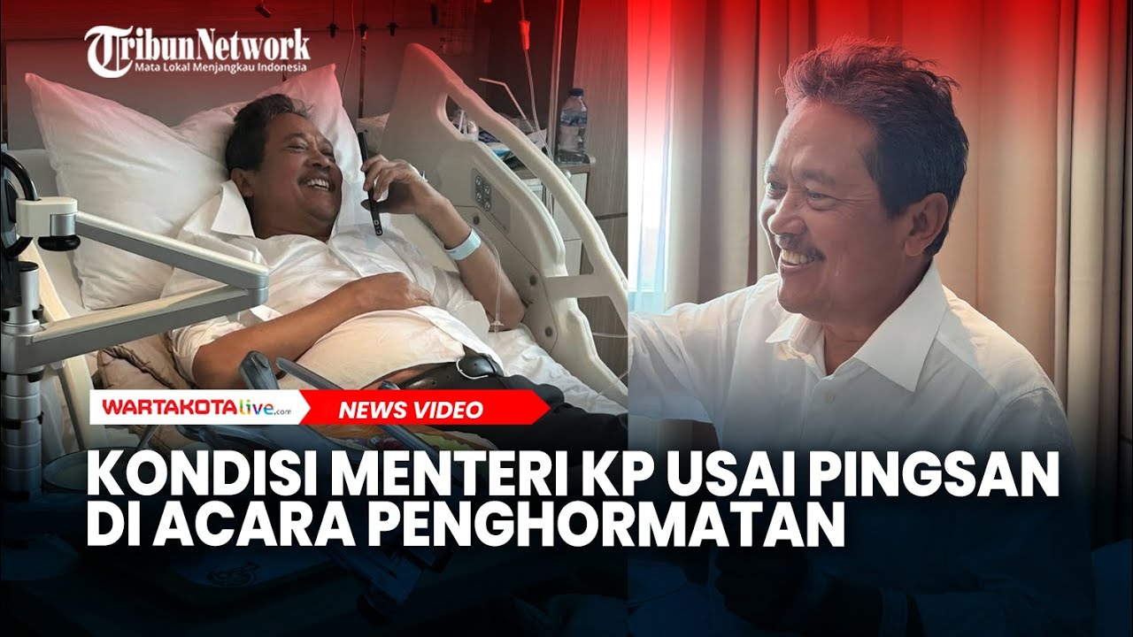 Kondisi Menteri KP Usai Pingsan di Acara Penghormatan Korban Pesawat ATR 42-500