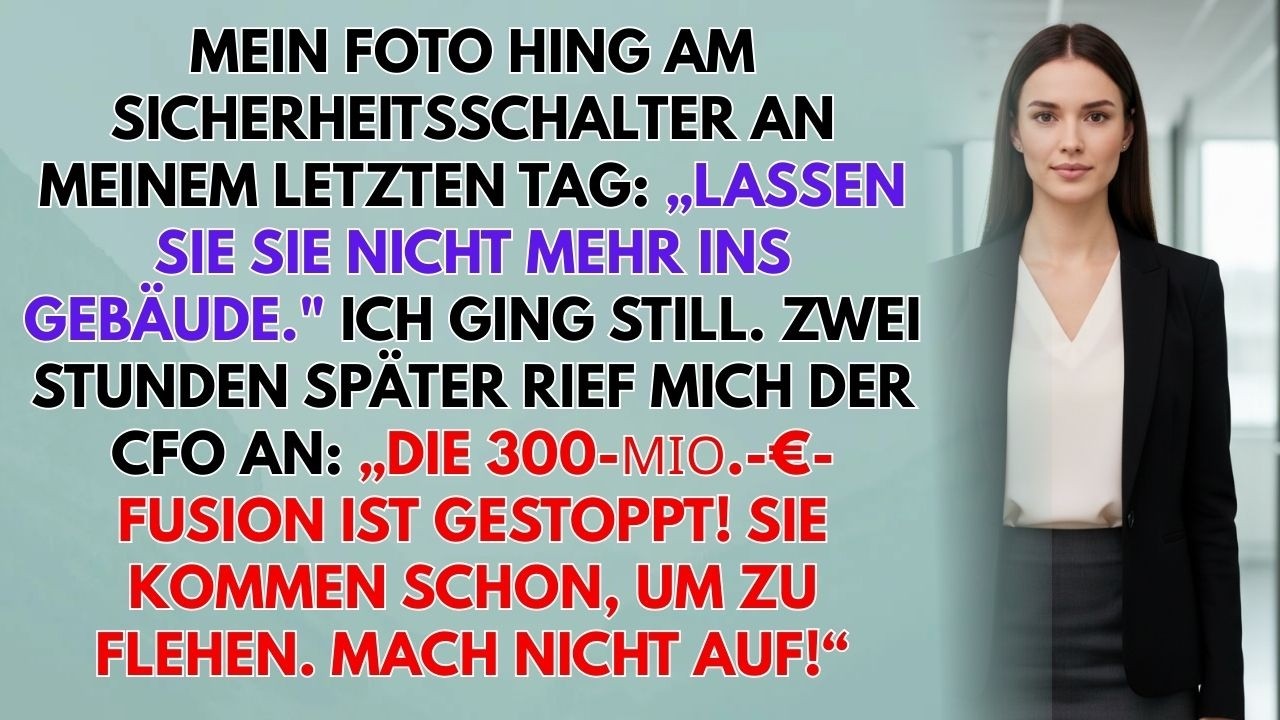 Kündigungs Rache  Ich Hielt Den Schlüssel Zum Zusammenbruch Ihrer 300 Mio  € Fusion   Büro Politik