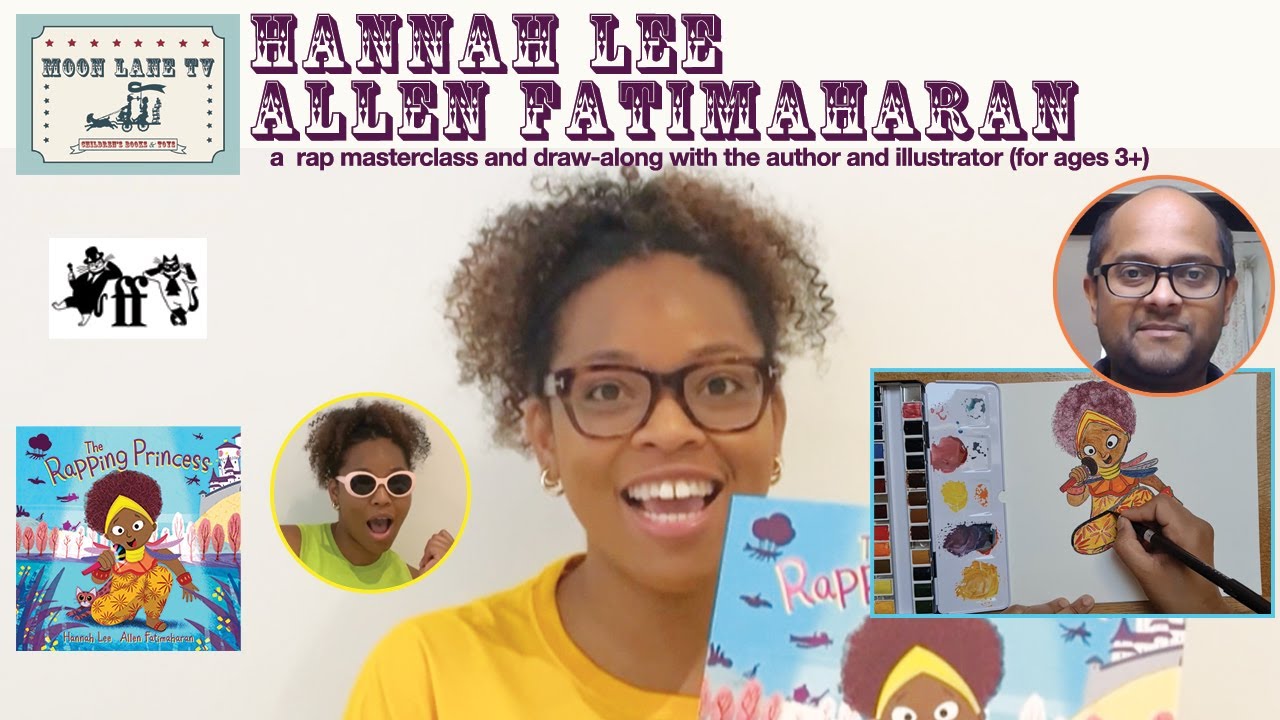 ‘The Rapping Princess’ masterclass + draw-along with Hannah Lee & Allen Fatimaharan (for ages 3+)