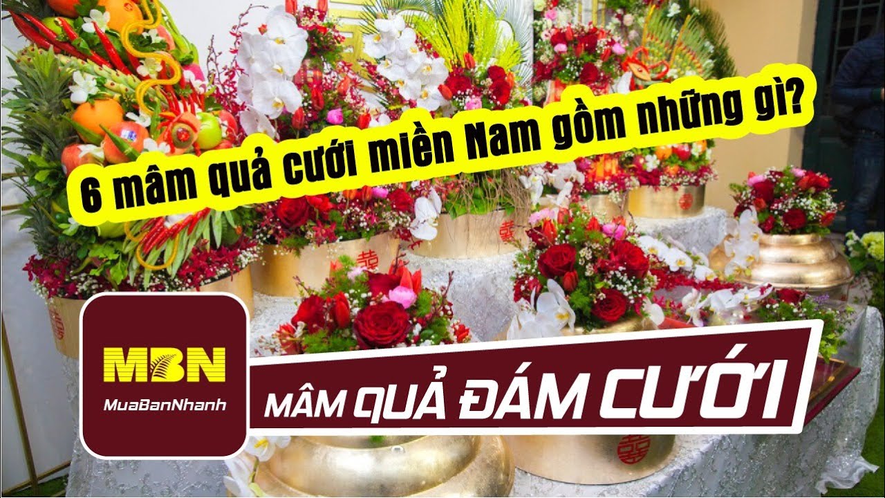 6 mâm quả cưới miền Nam gồm những gì? | MuaBanNhanh | Mâm quả cưới