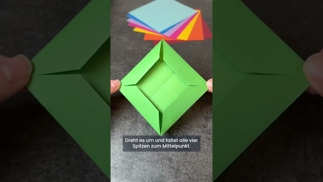 Wie du ein au&szlig;ergew&ouml;hnliches Origami faltest 😄