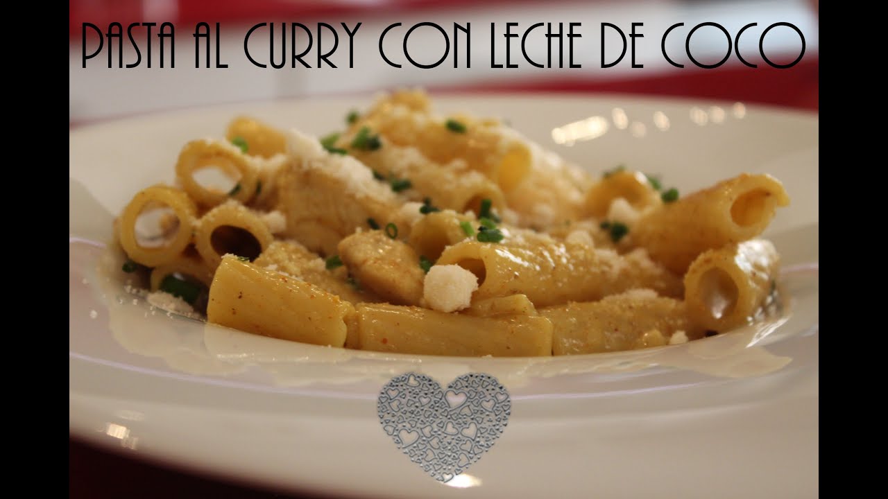 PASTA AL CURRY CON LECHE DE COCO | SUPER FÁCIL | QUECOMER