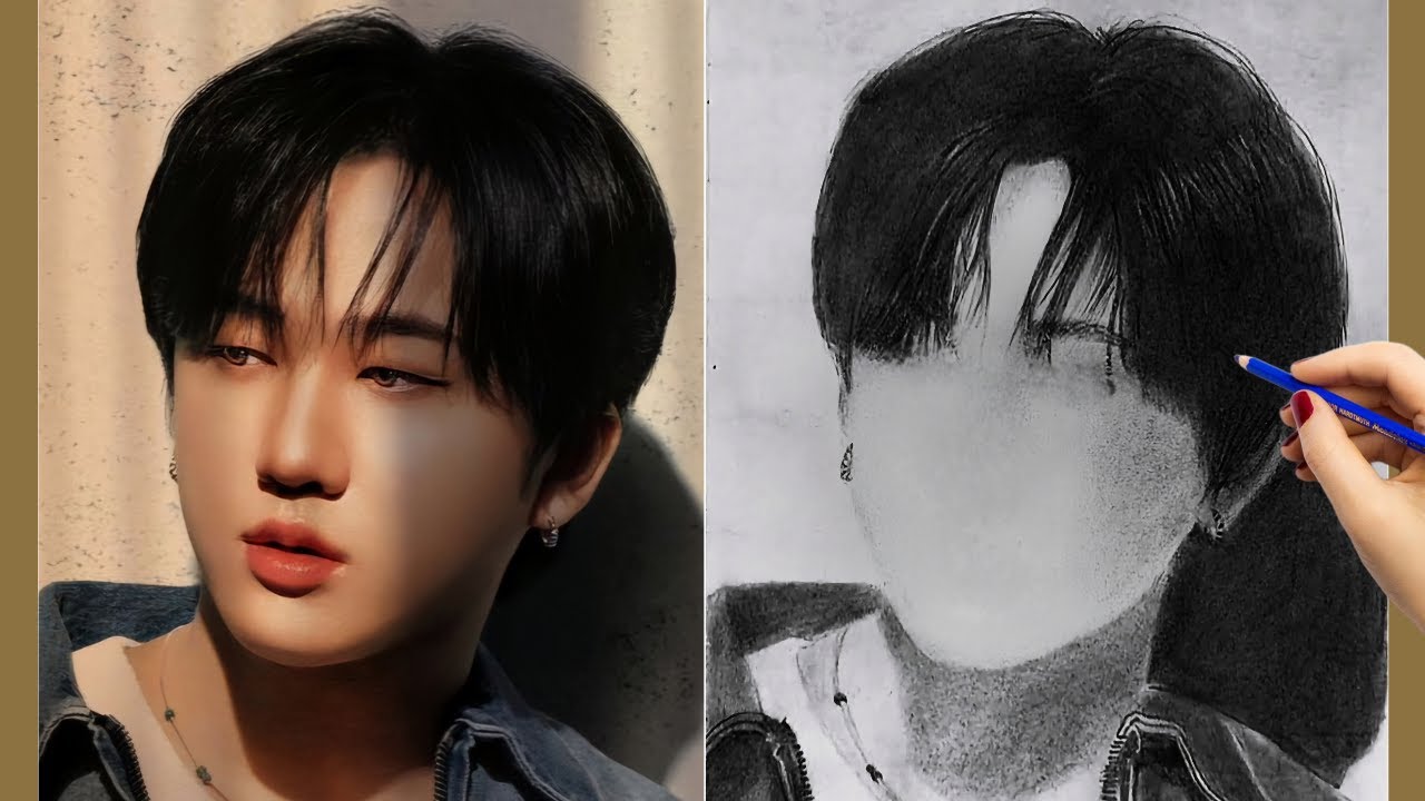 Changbin from Stray Kids | Realistic Drawing
