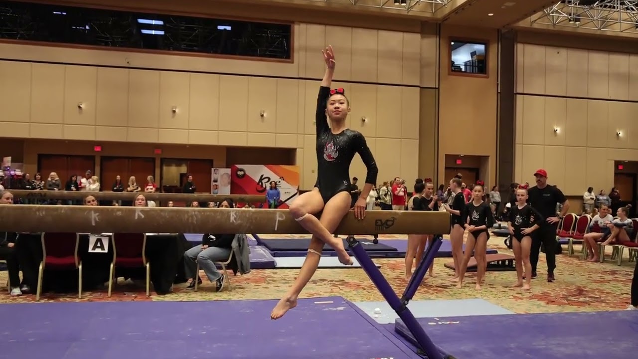 Cammie Okimoto 1st Beam 9.65 Vegas Cup 2026 Wildfire Gymnast Level 6