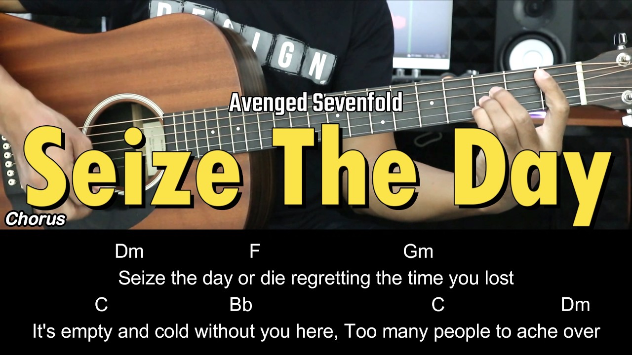Seize The Day - Avenged Sevenfold | EASY Guitar Tutorial with Chords / Lyrics - Guitar Lessons