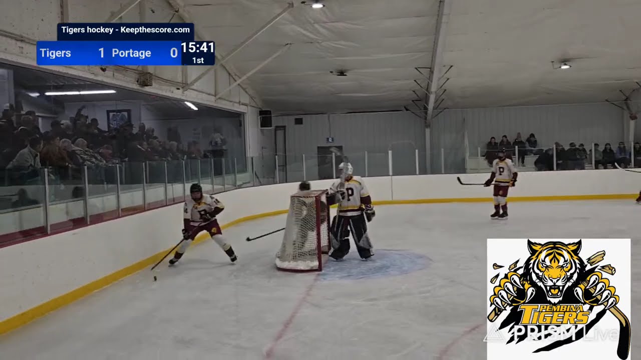 Tigers vs Portage   live from Crystal City Jan 2026