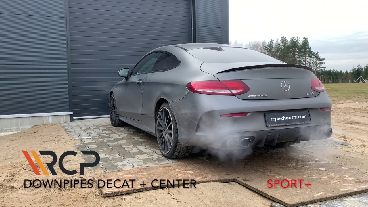 Mercedes-Benz C43 AMG W205 FL | RCP Exhausts | Downpipe decat + center section