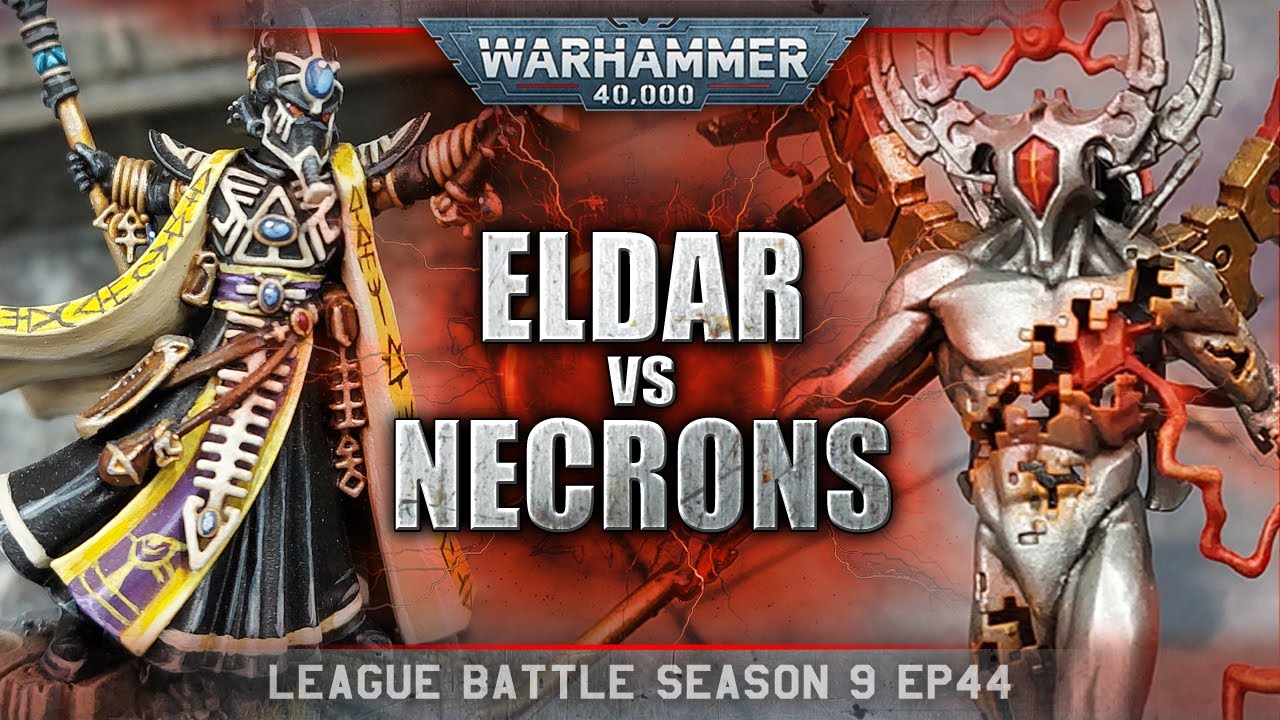 Necrons vs Eldar Warhammer 40k Battle Report 9th Edition 2000pts S9EP44 NO ROOM FOR ERROR!