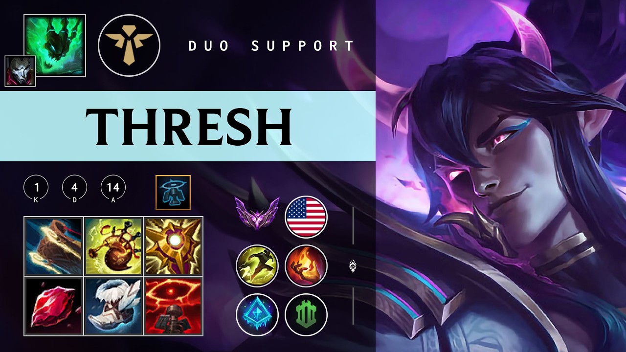 Thresh Support vs Nidalee - NA Master Patch 26.03