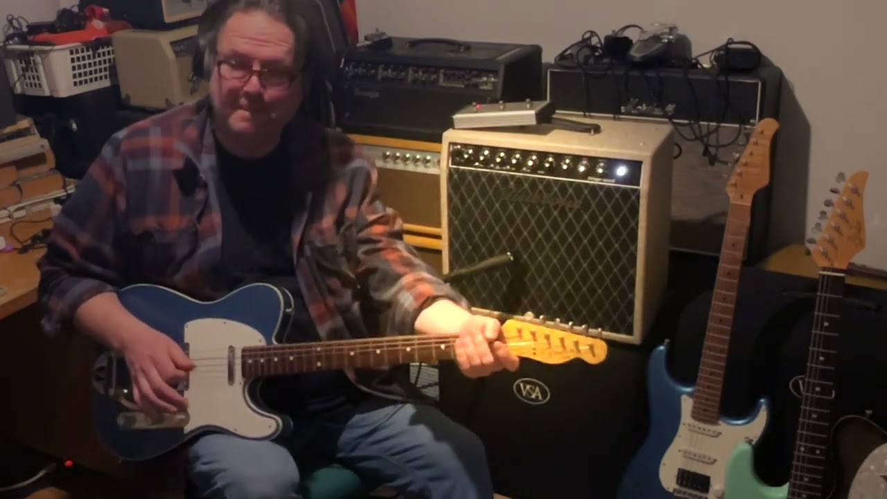 Jarmo Hynninen plays the Bluetone Stringer Reverb Amp