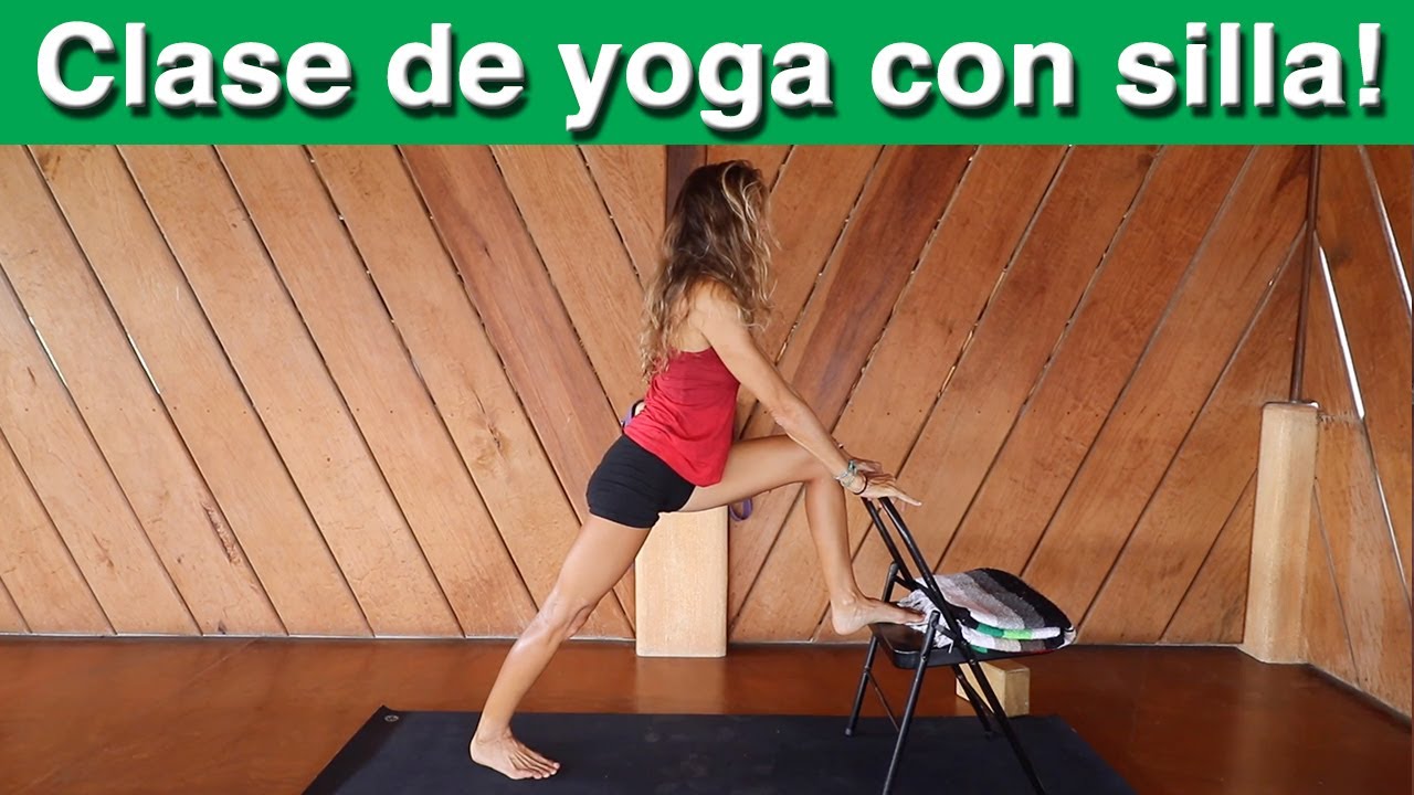 Clase de yoga con silla - 30 min - Yoga con Mariné