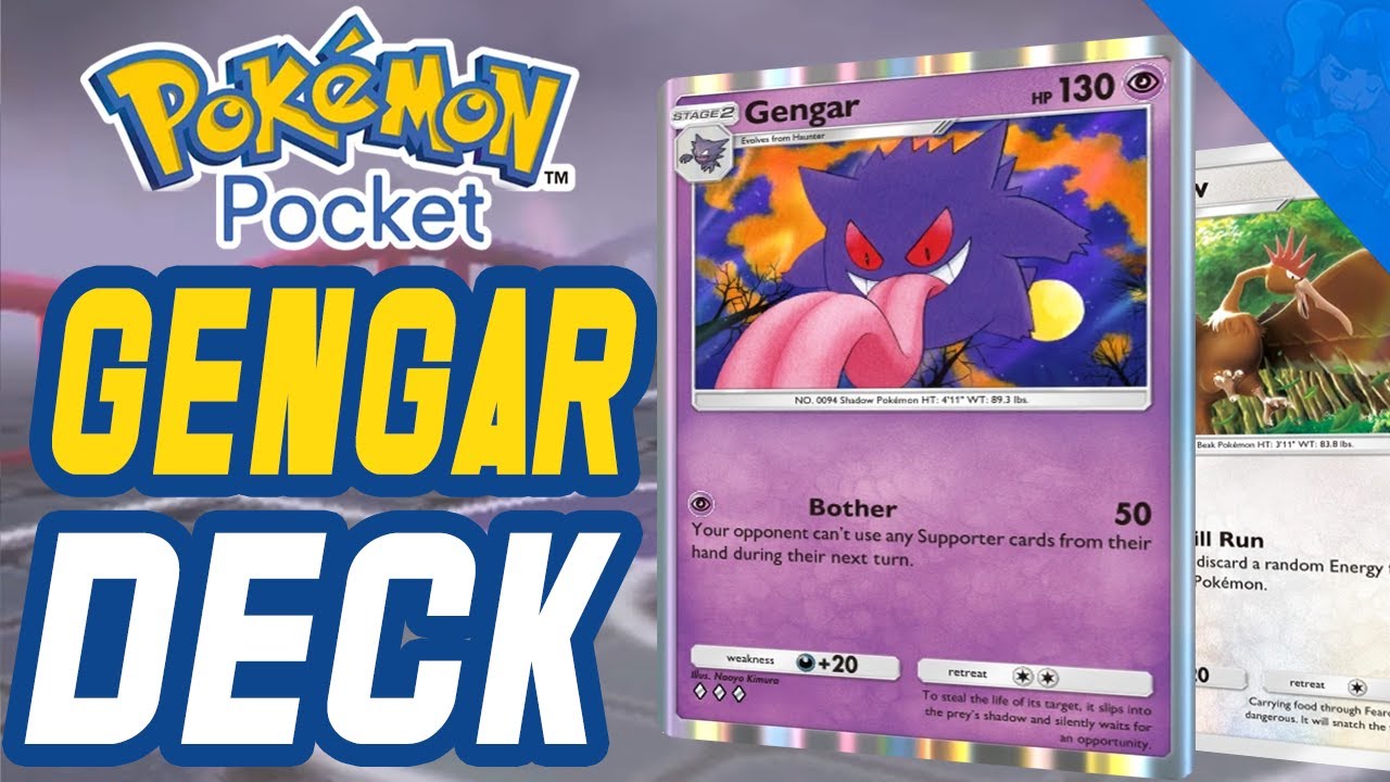 Gengar Fearow Deck for Pokemon Pocket