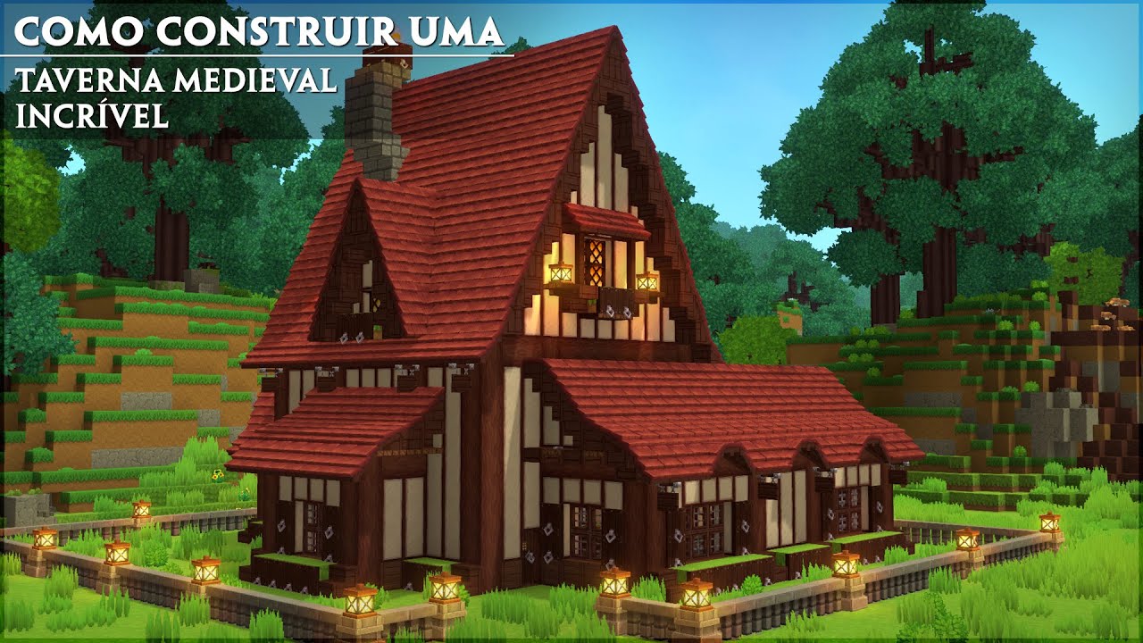 Como Construir uma Taverna Medieval Incrível | Hytale Tutorial