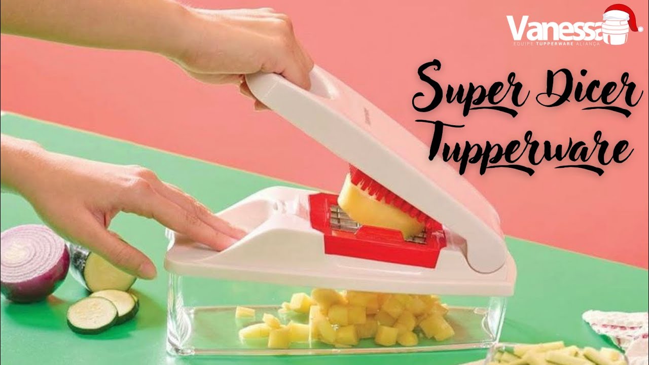 Usando o Super Dicer Tupperware