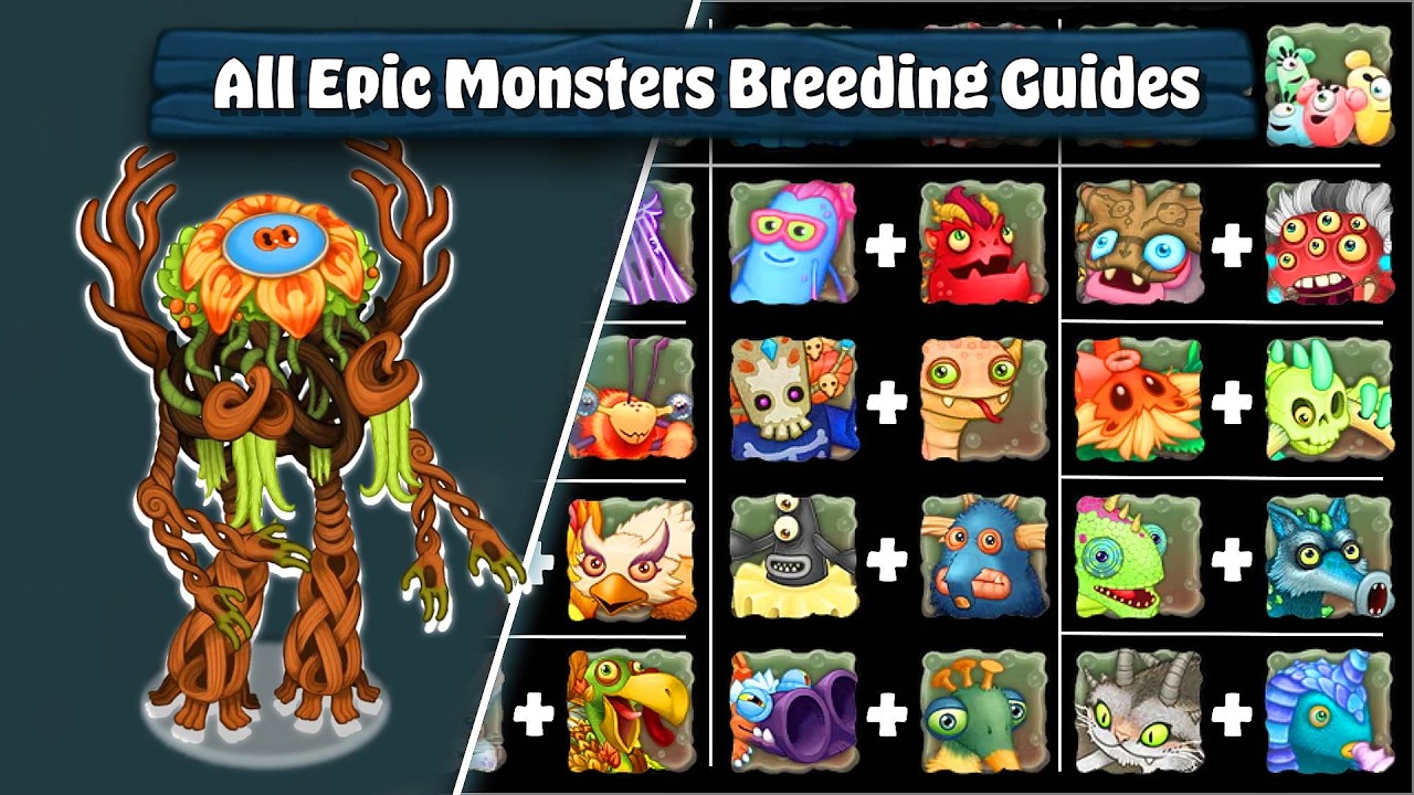 All Epic Monsters BREEDING GUIDES in My Singing Monsters